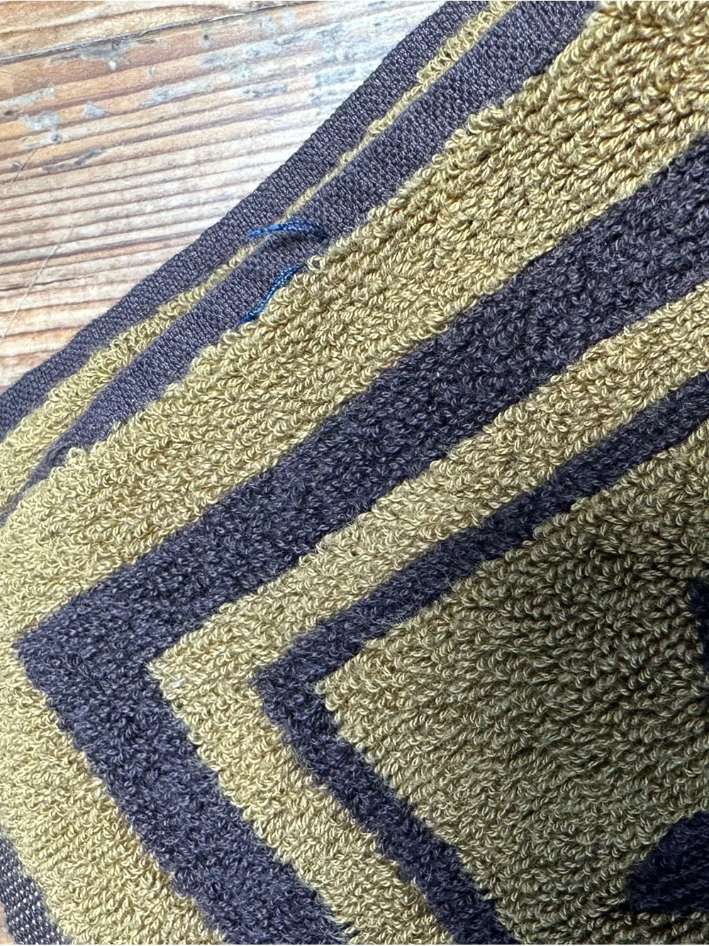 Louis Vuitton Black & Gold Monogram Beach Towel